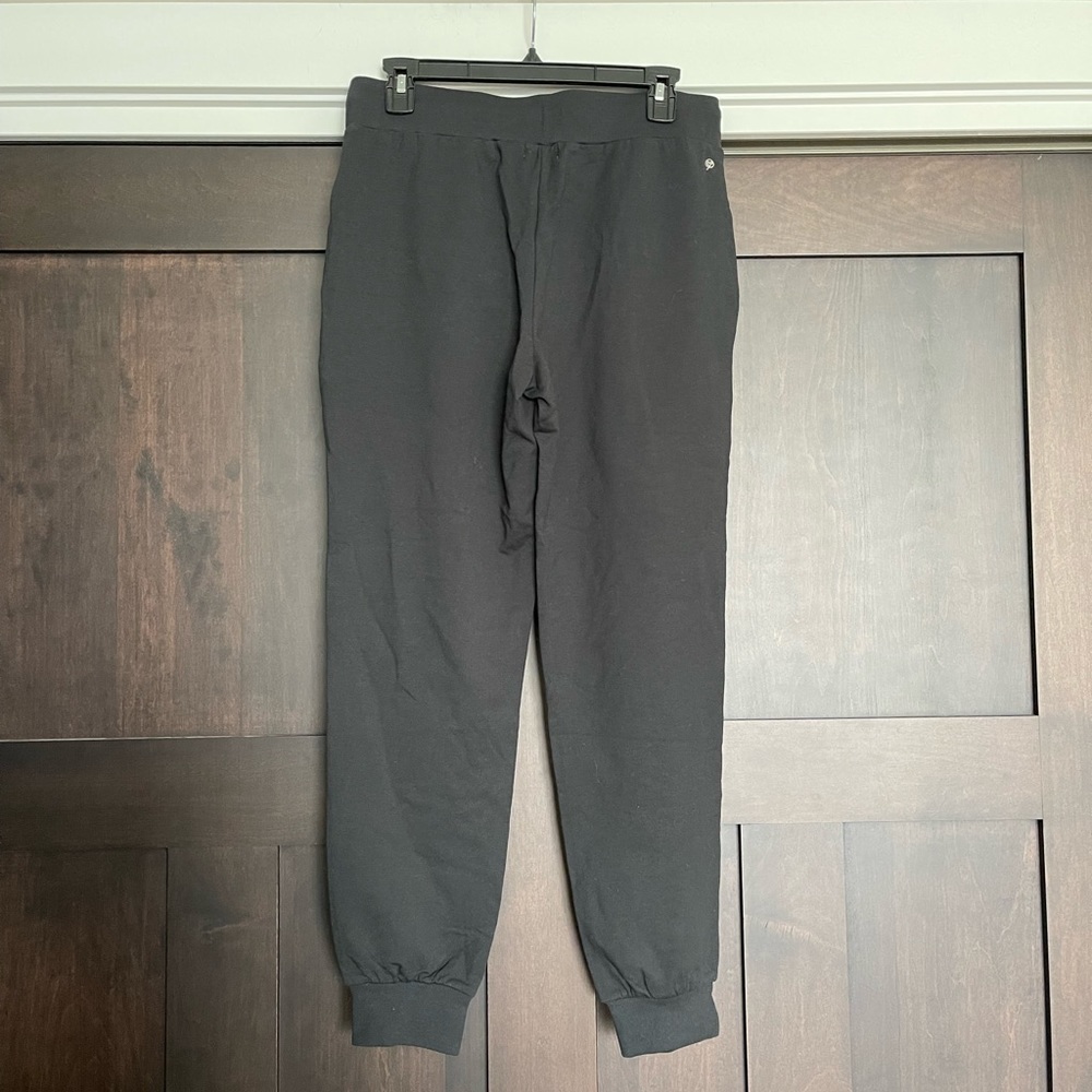 The Drop Women's Grace Supersoft Stretch Rib-Cuff Jogger in Black Size Small - Picture 4 of 5